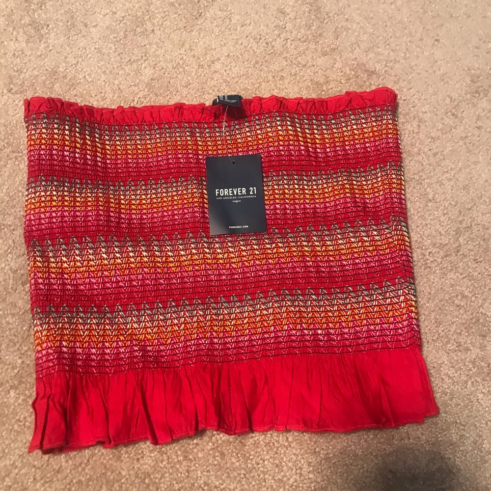 Woven tube top